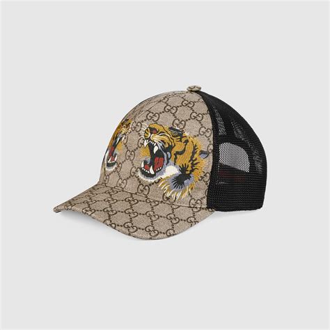 gucci supreme hat tiger replica|Gucci tiger print.